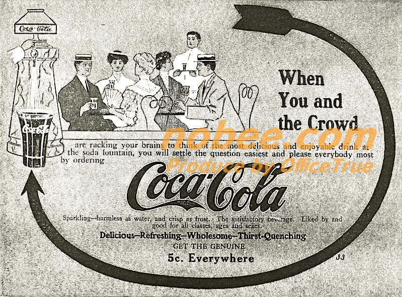 Coca-Cola　古いポスター