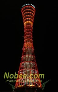 神戸タワーを広角レンズで下から撮影